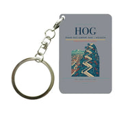 Thumbnail for Frank País Airport (HOG) design on gray key chain