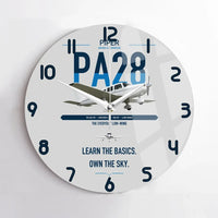 Thumbnail for Piper PA-28-181 Archer LX design on light gray no frame wall clock