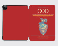 Thumbnail for Yellowstone Regional Airport (COD) design on red ipad tablet case