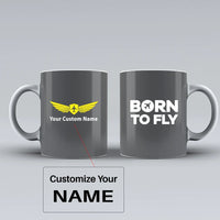 Thumbnail for Customisable Born to Fly Mug - view 7