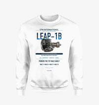 Thumbnail for CFM LEAP-1B design on white sweatshirt