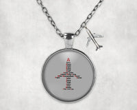 Thumbnail for Aviation Alphabet Necklace - view 7