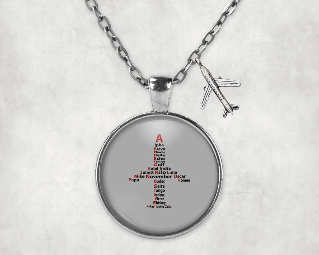 Aviation Alphabet Necklace - view 7