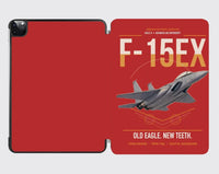 Thumbnail for F-15EX Eagle II design on red ipad tablet case