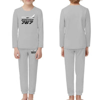 Thumbnail for The Boeing 767 children pajamas - Light Gray
