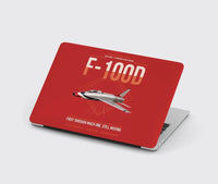 Thumbnail for F-100D Super Sabre design on red MacBook case