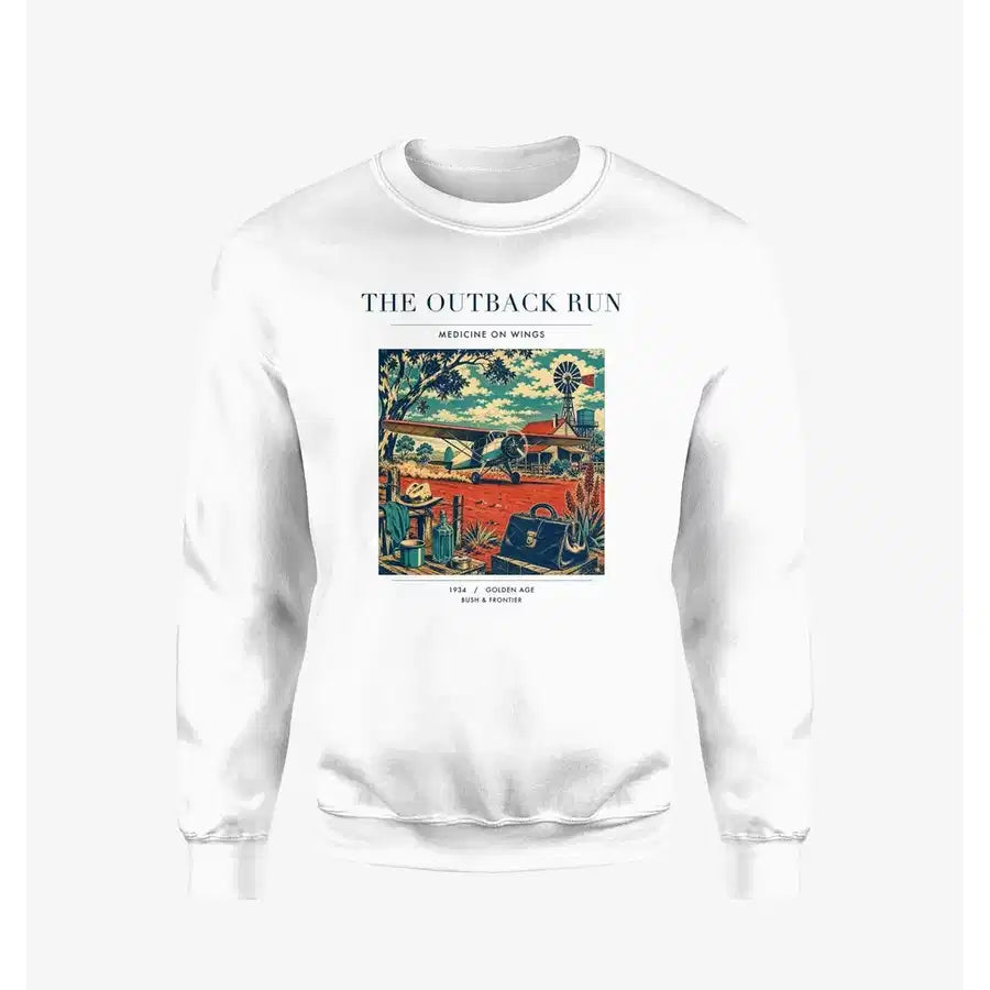 VINTAGE G4022 - The Outback Run - Designed Sweatshirts design on white