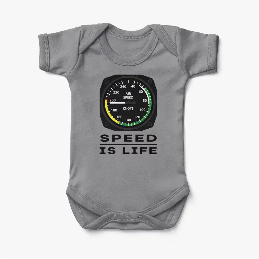 Speed Is Life Baby Bodysuit - view 7