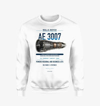 Thumbnail for AE 3007 design on white sweatshirt