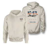 Thumbnail for KC-97L STRATOFREIGHTER design on khaki double-side hoodie, double-side print