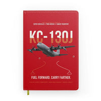 Thumbnail for KC-130J SUPER HERCULES design on red notebook
