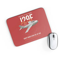 Thumbnail for Saab J 29F Tunnan design on red rectangle mouse pad