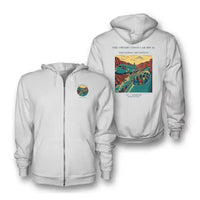 Thumbnail for VINTAGE G4493 - The Observation Car Rival - Premium Zipped Hoodie design on white