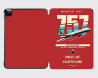 Thumbnail for Boeing 757-300 design on red ipad tablet case