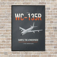 Thumbnail for WC-135R Constant Phoenix vertical canvas print - framed - gray background