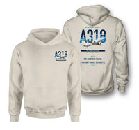 Thumbnail for Airbus A318 design on khaki hoodie