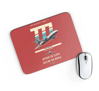 Thumbnail for Boeing 777-200LR design on red rectangle mouse pad