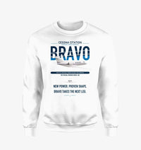 Thumbnail for Cessna Citation Bravo design on white sweatshirt