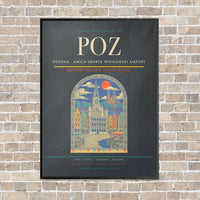 Thumbnail for Poznan - awica Henryk Wieniawski Airport POZ - Canvas Framed - Gray