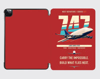 Thumbnail for Boeing 747-400 Dreamlifter design on red ipad tablet case