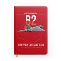 Thumbnail for Avro Vulcan B2 design on red notebook