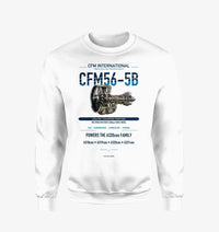 Thumbnail for CFM56-5B design on white sweatshirt