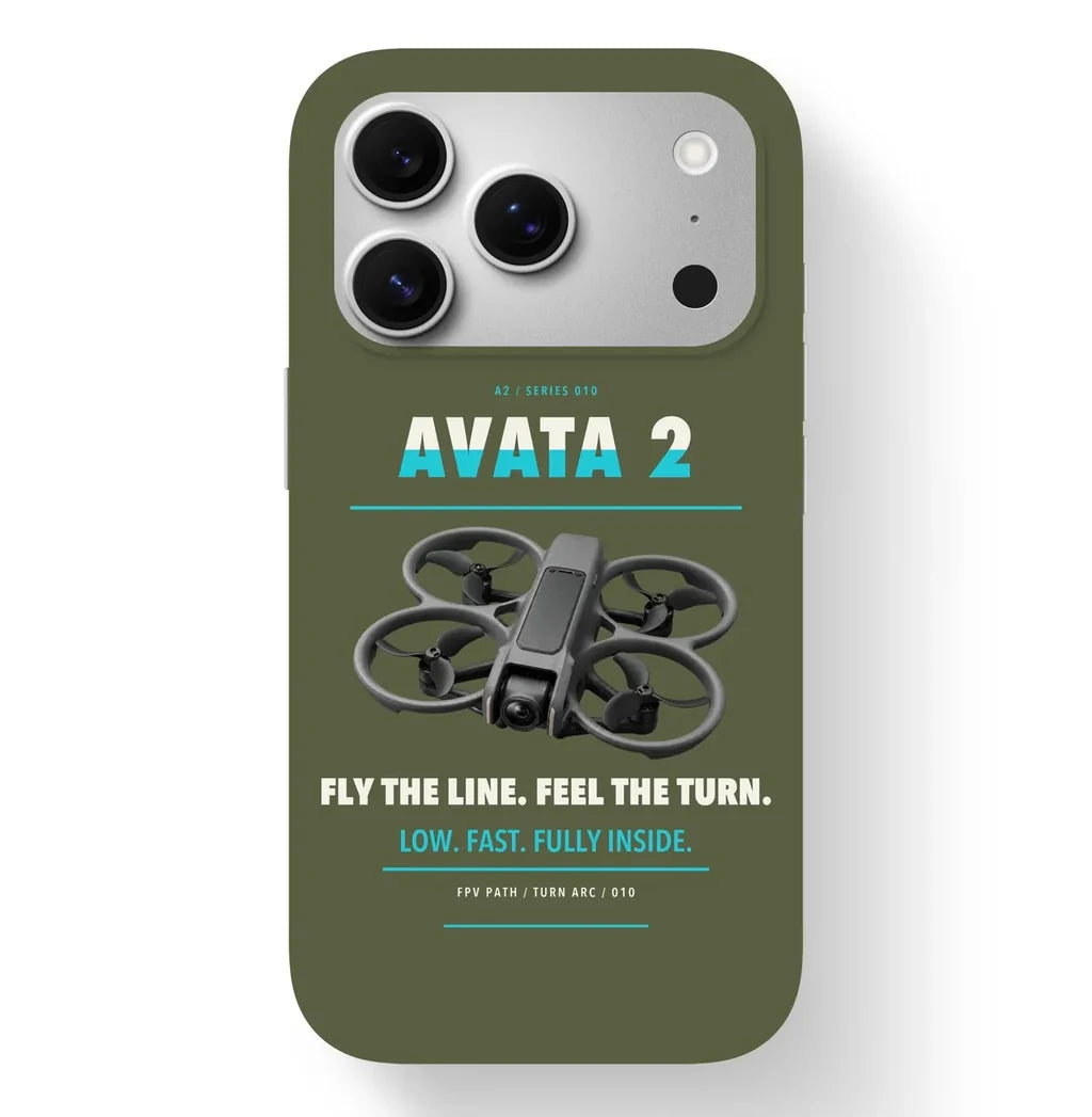 DJI Avata 2 Case design on green army iphone case