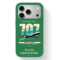 Thumbnail for Boeing 707-320C design on green magsafe iphone case