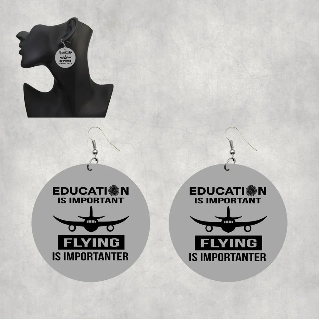 Flying is Importanter Earrings - view 7