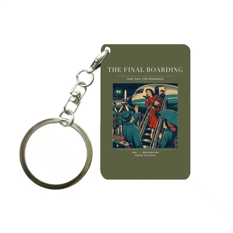 VINTAGE G4102 - The Final Boarding - Designed Key Chain design on greenarmy