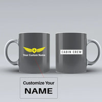 Thumbnail for Customisable Cabin Crew Text Mug - view 7