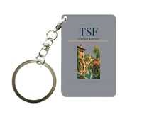 Thumbnail for Treviso Airport (TSF) design on gray key chain