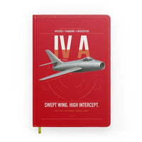 Thumbnail for Dassault Mystère IV A design on red notebook