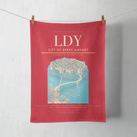 Thumbnail for City of Derry Airport (LDY) design on red towel