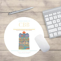 Thumbnail for Jorge Wilstermann International Airport CBB Mouse-Pad Round - White