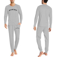 Thumbnail for Special BOEING Text men pajamas - Light Gray