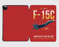 Thumbnail for F-15C Eagle design on red ipad tablet case