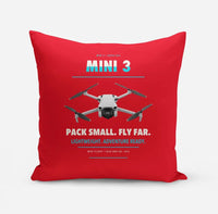 Thumbnail for DJI Mini 3 design on red pillow