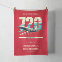 Thumbnail for Boeing 720B design on red towel