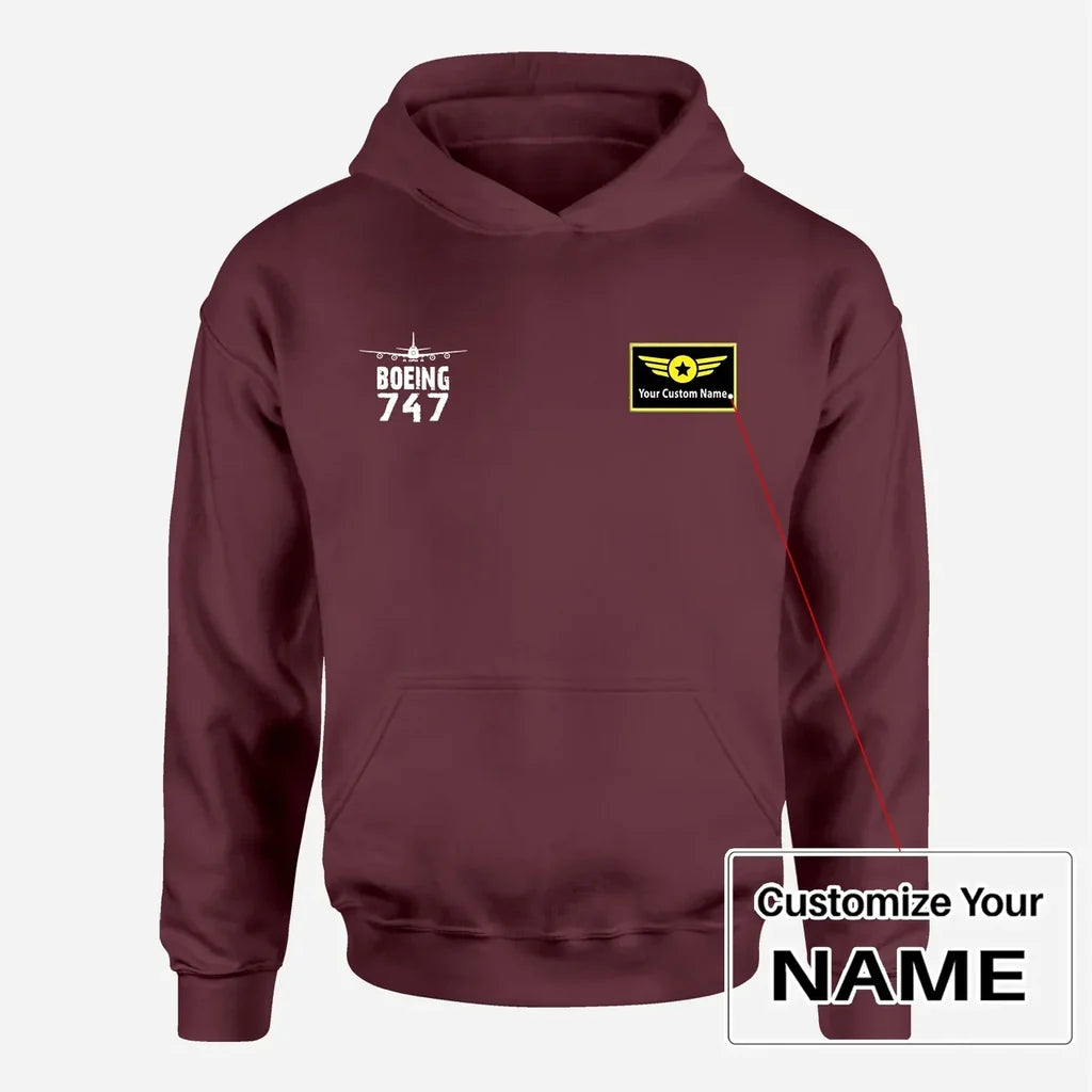 Customisable Boeing 747 Hoodie - view 7