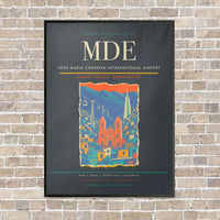 Thumbnail for Jose Maria Cordova International Airport MDE - Canvas Framed - Gray