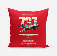 Thumbnail for Boeing 737 MAX 7 design on red pillow