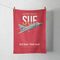 Thumbnail for Dassault Super Étendard design on red towel