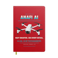 Thumbnail for Parrot ANAFI Ai design on red notebook