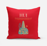 Thumbnail for Phu Bai International Airport (HUI) design on red pillow