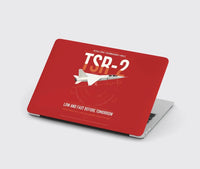 Thumbnail for BAC TSR-2 design on red MacBook case