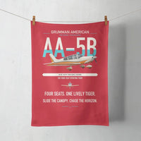 Thumbnail for Grumman American AA-5B Tiger design on red towel