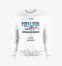 Thumbnail for Tecnam P2012 STOL design on white sweatshirt
