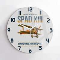 Thumbnail for SPAD XIII design on light gray no frame wall clock