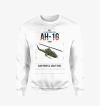 Thumbnail for Bell AH-1G Cobra design on white sweatshirt